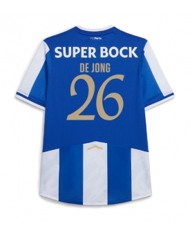 Porto Luuk de Jong #26 Maglia Gara Casa Repliche 2025-26 Maniche Corte